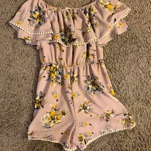 Off the shoulder romper
